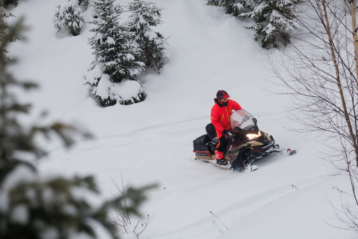 фото Snowcross 1000 SWT SC Песочный с красным