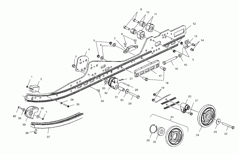 фото 7515346 Винт SCREW ролика передн. 600-800RMK